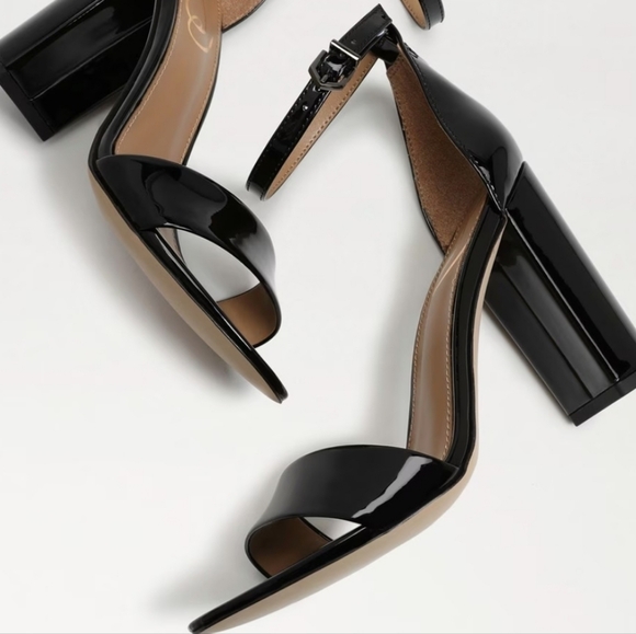 Sam Edelman 8 1/2 Wide Black Dress Sandal - Picture 2 of 7